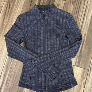 Lululemon Athletica Charcoal Patterned Jacket